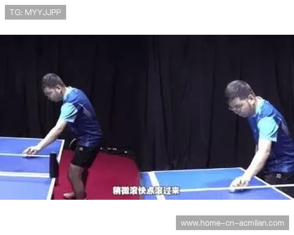 乒乓球弧圈球拉出夸张弧度，对手完全摸不到